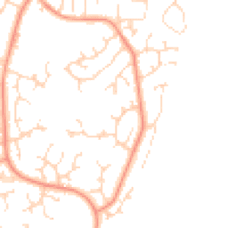 Daytime road noise heatmap for LN6 3NA
