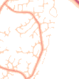 Daytime road noise heatmap for LN6 3ND