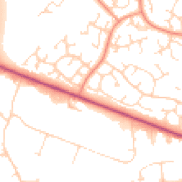 Daytime road noise heatmap for LN6 3NX