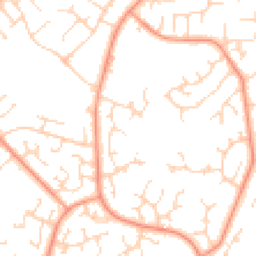 Daytime road noise heatmap for LN6 3QE