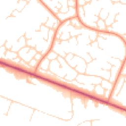 Daytime road noise heatmap for LN6 3TG