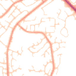 Daytime road noise heatmap for LN6 3YY