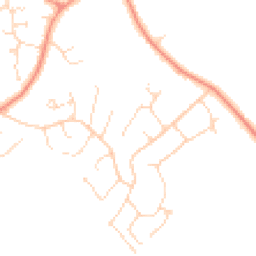 Daytime road noise heatmap for LN6 5AX