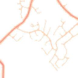 Daytime road noise heatmap for LN6 5SF