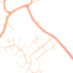 Daytime road noise heatmap for LN6 5SU