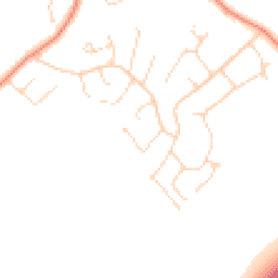 Daytime road noise heatmap for LN6 5SY