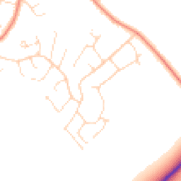 Daytime road noise heatmap for LN6 5TB