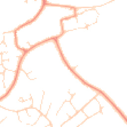 Daytime road noise heatmap for LN6 5UT