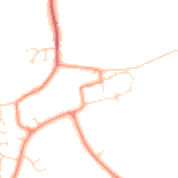 Daytime road noise heatmap for LN6 5UZ