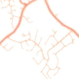 Daytime road noise heatmap for LN6 5XS