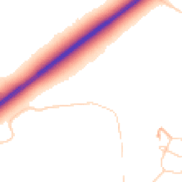 Daytime road noise heatmap for LN6 6AJ