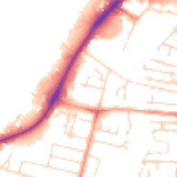 Daytime road noise heatmap for LN6 7AX