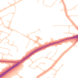 Daytime road noise heatmap for LN6 7DR