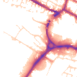 Daytime road noise heatmap for LN6 7FR