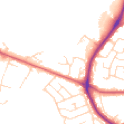 Daytime road noise heatmap for LN6 7HN