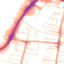 Daytime road noise heatmap for LN6 7JR
