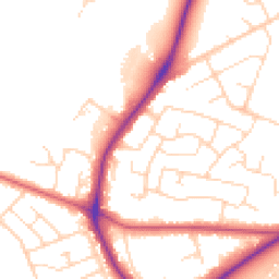 Daytime road noise heatmap for LN6 7JX