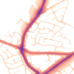 Daytime road noise heatmap for LN6 7LD