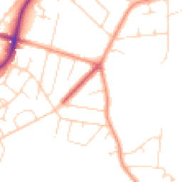 Daytime road noise heatmap for LN6 7PL