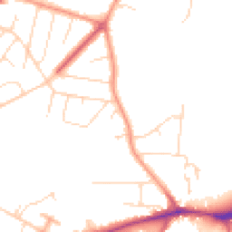 Daytime road noise heatmap for LN6 7QJ