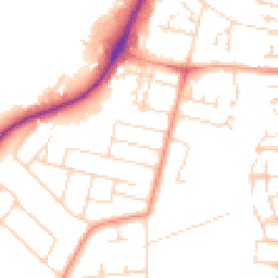 Daytime road noise heatmap for LN6 7UF