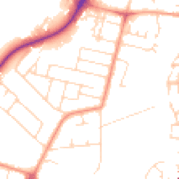 Daytime road noise heatmap for LN6 7UJ