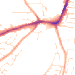 Daytime road noise heatmap for LN6 8DG