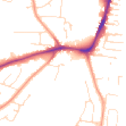Daytime road noise heatmap for LN6 8DH