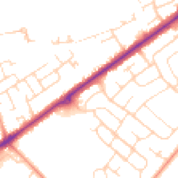 Daytime road noise heatmap for LN6 8LD