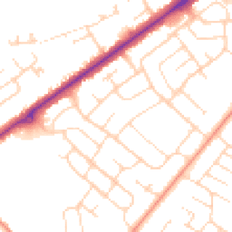 Daytime road noise heatmap for LN6 8LR
