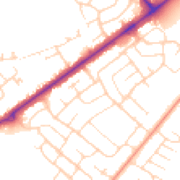 Daytime road noise heatmap for LN6 8LX