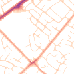 Daytime road noise heatmap for LN6 8NR
