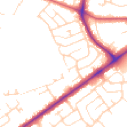 Daytime road noise heatmap for LN6 8SR