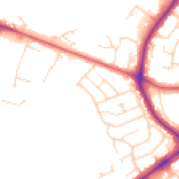 Daytime road noise heatmap for LN6 8SW