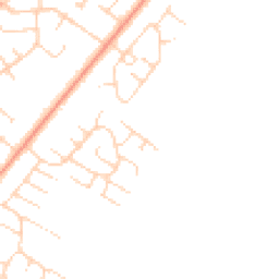 Daytime road noise heatmap for LN6 8UA