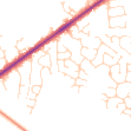 Daytime road noise heatmap for LN6 9AD