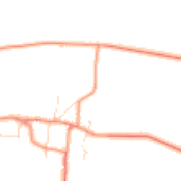 Daytime road noise heatmap for LN6 9BL