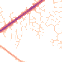 Daytime road noise heatmap for LN6 9DA