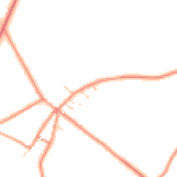 Daytime road noise heatmap for LN6 9EW