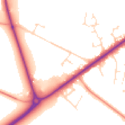 Daytime road noise heatmap for LN6 9GN