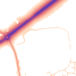 Daytime road noise heatmap for LN6 9GQ