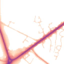 Daytime road noise heatmap for LN6 9NJ