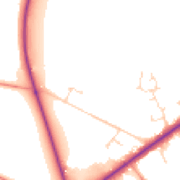 Daytime road noise heatmap for LN6 9NN