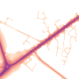 Daytime road noise heatmap for LN6 9NR