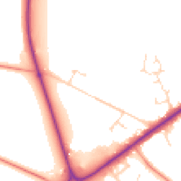 Daytime road noise heatmap for LN6 9NW