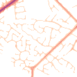 Daytime road noise heatmap for LN6 9QR