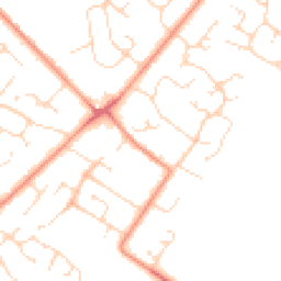 Daytime road noise heatmap for LN6 9QZ