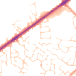 Daytime road noise heatmap for LN6 9SN