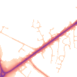 Daytime road noise heatmap for LN6 9UE