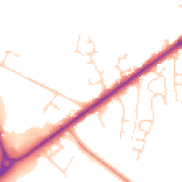 Daytime road noise heatmap for LN6 9UR